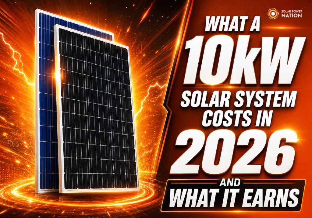 What a 10kW Solar System Costs in 2026 (And What It Earns)