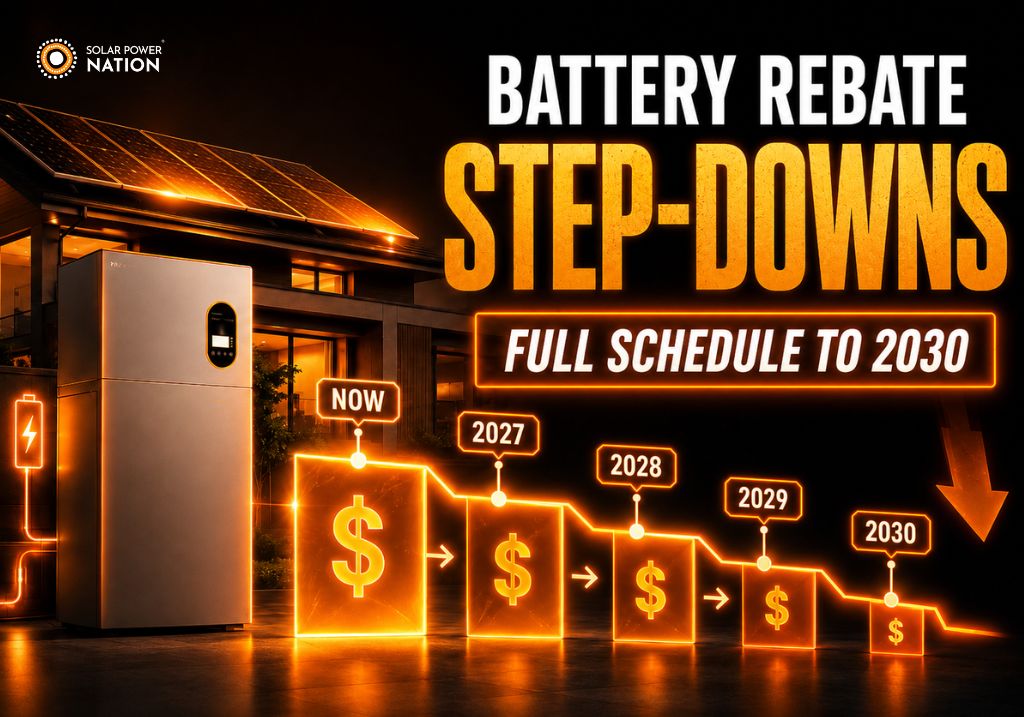 Battery Rebate Step-Downs: The Full Schedule to 2030